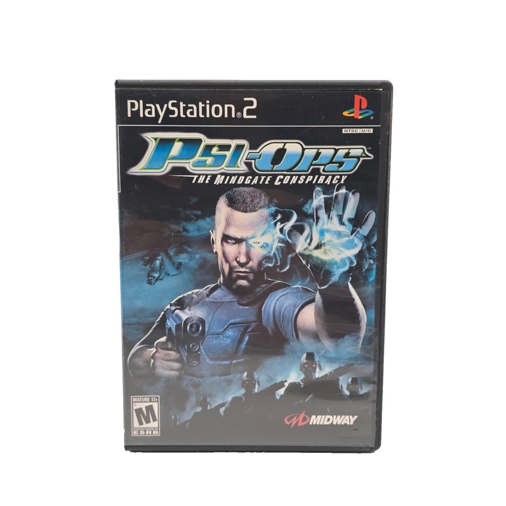 Psi-Ops: The Mindgate Conspiracy (Sony PlayStation 2, 2004) PS2 CIB Black Label